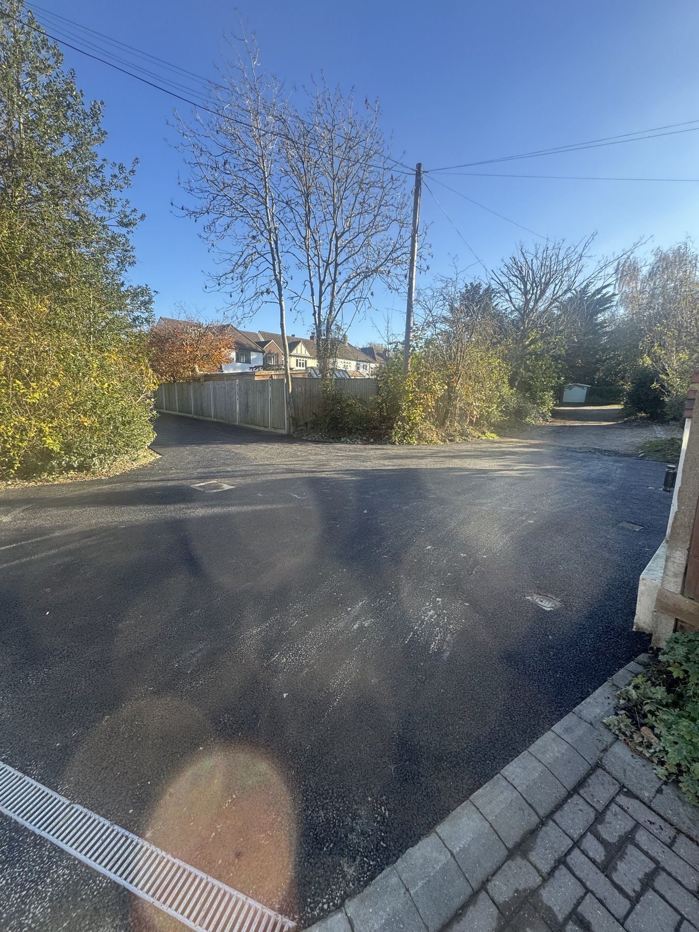 An additional view of the Hayes Close road