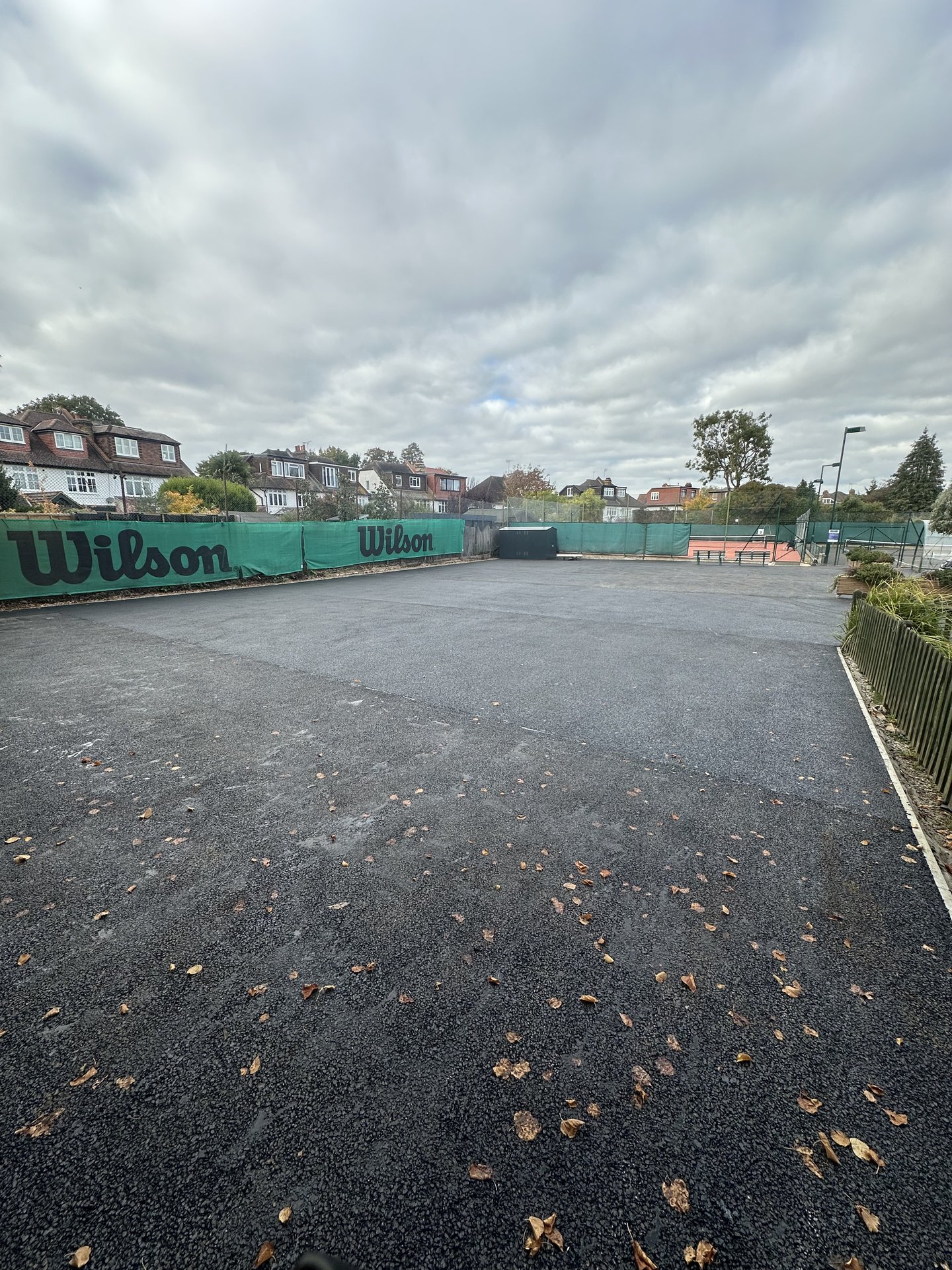 Another view of the Teddington surfacing project